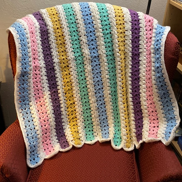 Other - Baby Afghan crocheted NEW